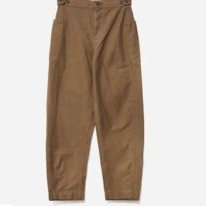 Everlane Fatigue Barrel Pant in Walnut size 0